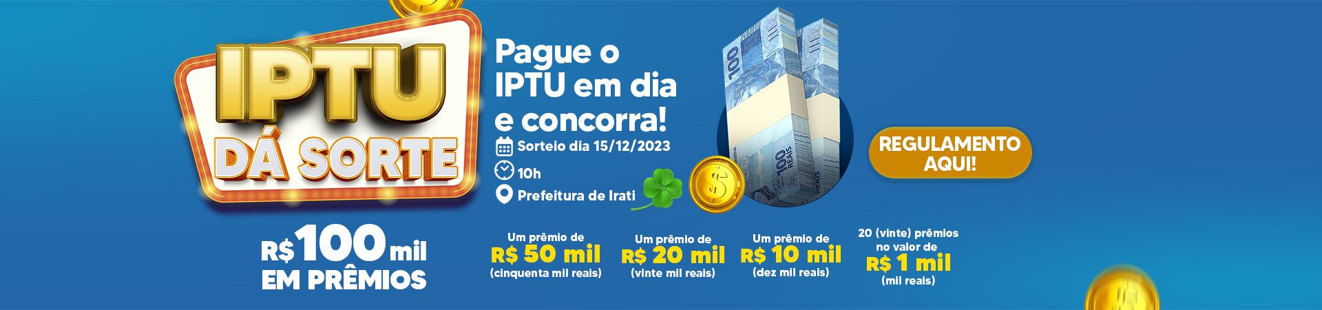 IPTU da sorte