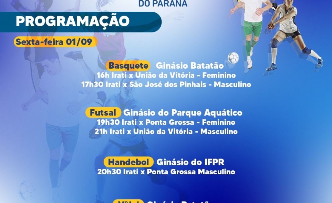 Irati Recebe Fase Macrorregional Dos Jogos Abertos Do Paraná
