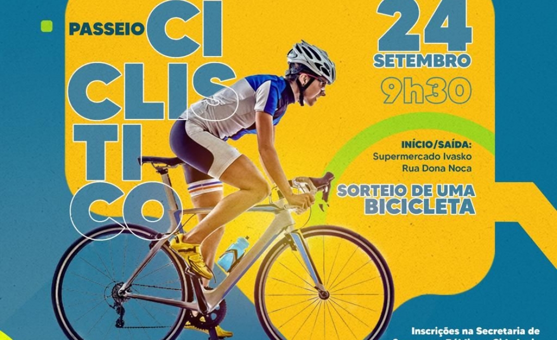Domingo (24) Tem Passeio Ciclístico Alusivo à Semana Nacional Do Trânsito