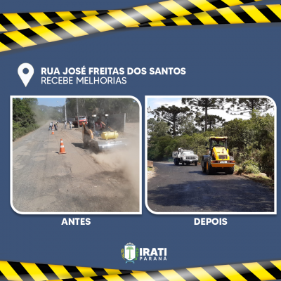 Rua José Freitas dos Santos, que liga à Unicentro, recebe melhorias
