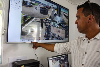 Sistema de monitoramento com câmeras reforça a segurança no CT Willy Laars
